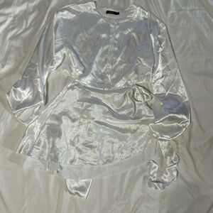 Micas Elegant Satin Blouse